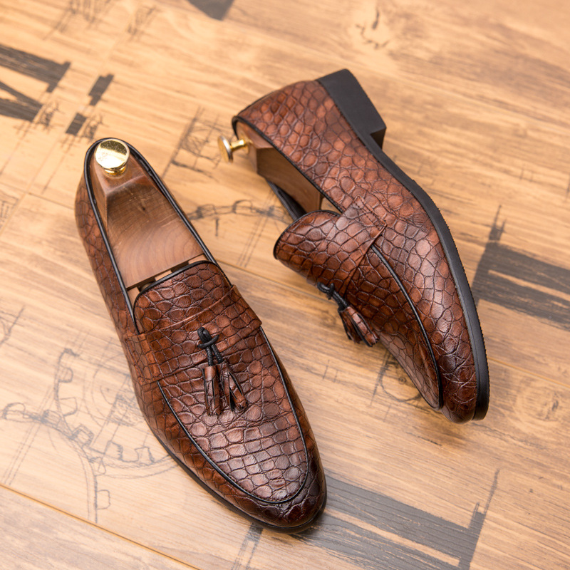 Men Shoes Prada - Zapatos sepatu bisnis antiselip pria, alas