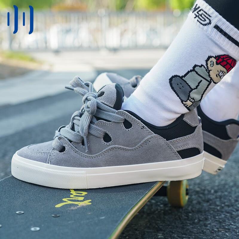 Men Shoes China - Sepatu skateboard Ollieskate warna abu-abu tua