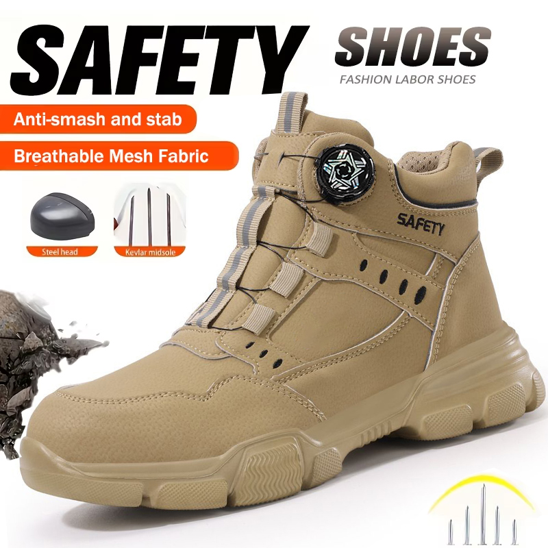 Work Boot Steel Toe - Sepatu Bot Tambang Tidak Bisa Dihancurkan