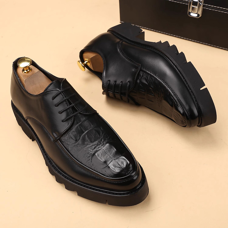 Men Shoes Prada - Sepatu Rumbai Kulit Asli Kasual Pria