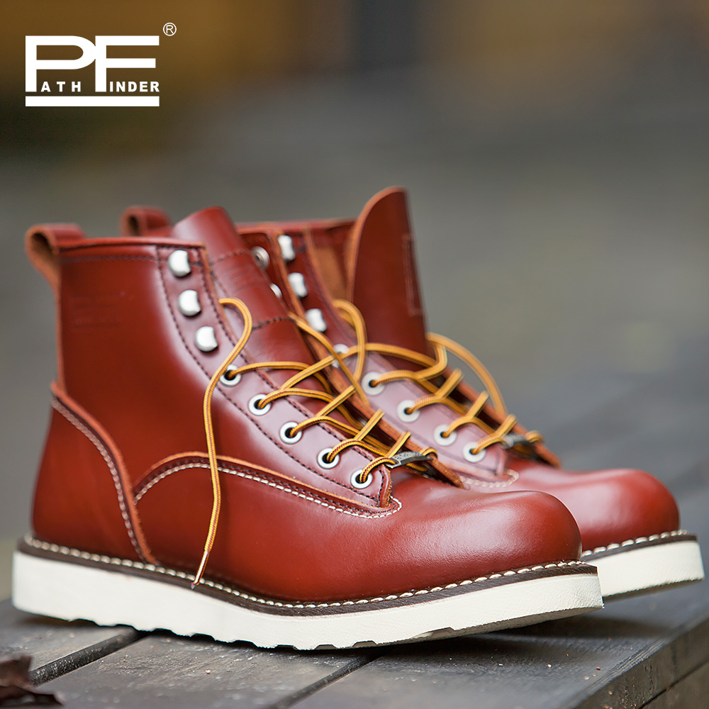 Work Boot Steel Toe - Sepatu Kerja Pria Kulit Asli Model