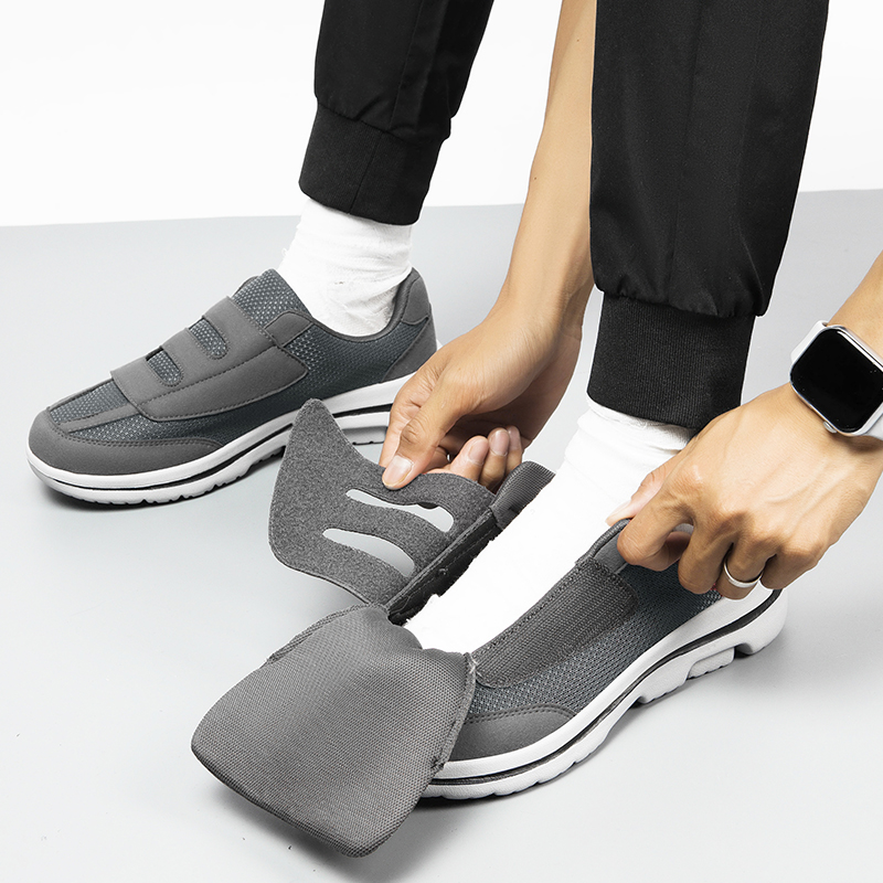 Men'S Shoes Diabetic - Sepatu Sneakers Lebar Untuk Kaki Gemuk,