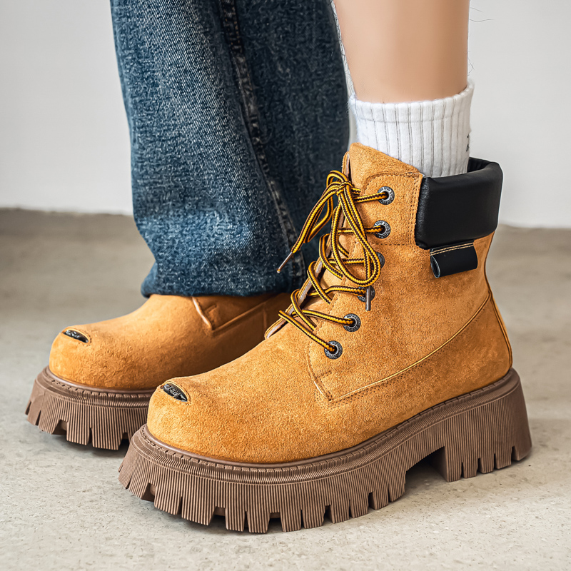 Men'S Shoes Dq - Sepatu Bot Tinggi Klasik Kulit Outdoor