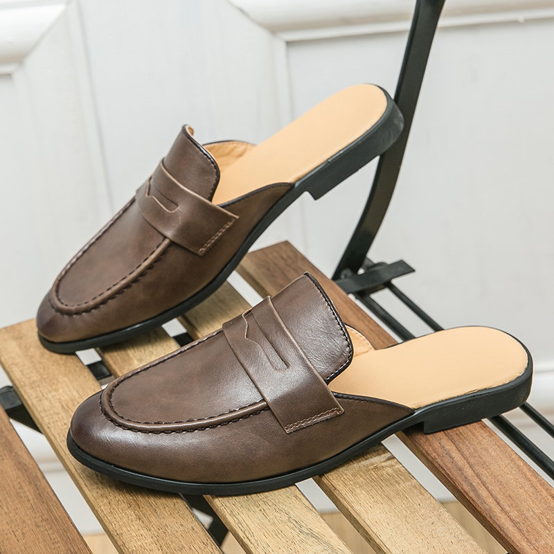 Men'S Shoes In Fashion - Sepatu Kulit Setengah Hak Modis Pria