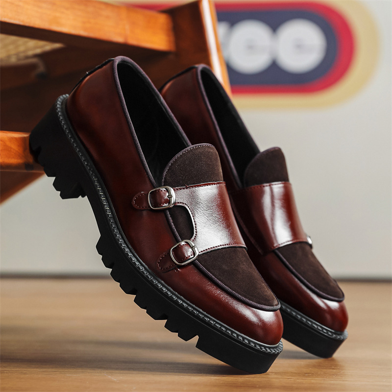 Men Shoes Prada - Sepatu pantofel kulit untuk pria, sepatu