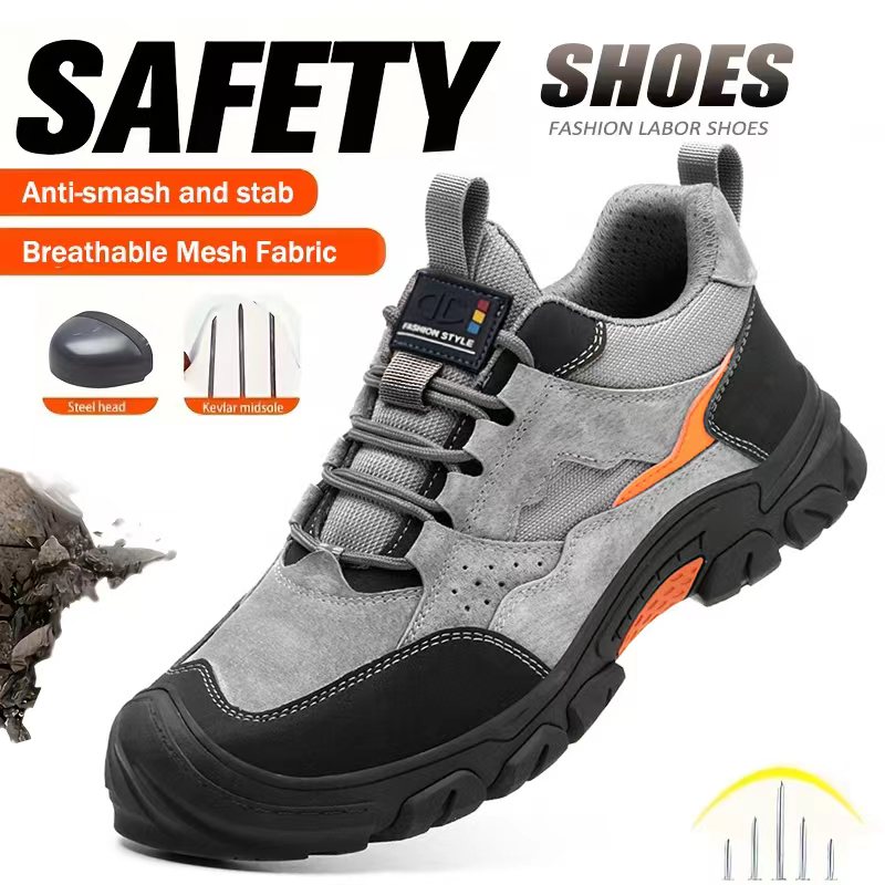 Work Boot Steel Toe - Sepatu Fungsional Anti Benturan Tahan Tusukan