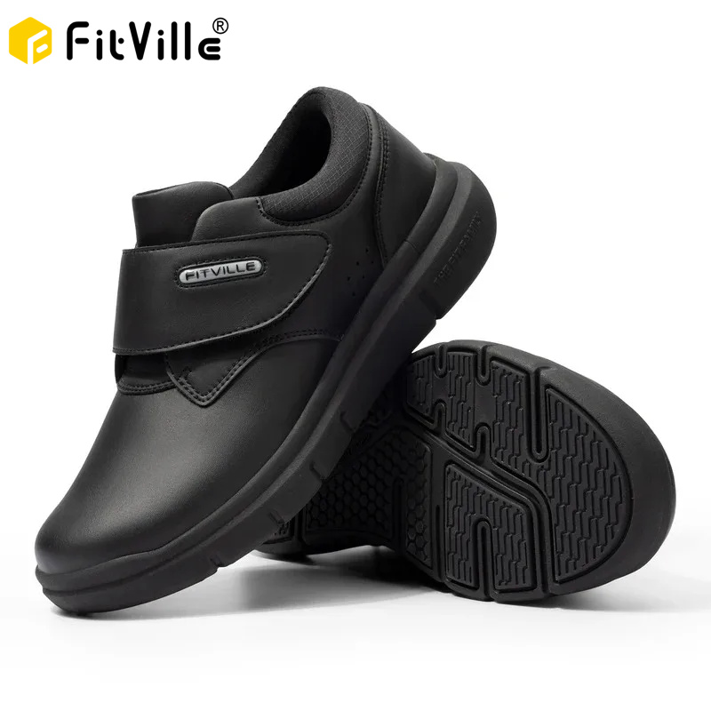 Men'S Shoes Diabetic - Sepatu Pria Ekstra Lebar Sepatu Jalan