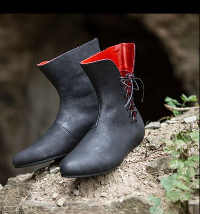Men Shoes China - Sepatu Kulit Abad Pertengahan Pria, Boots