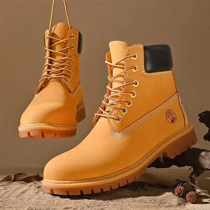 Men Shoes Trends - Sepatu Boots Pria High Top Berkualitas