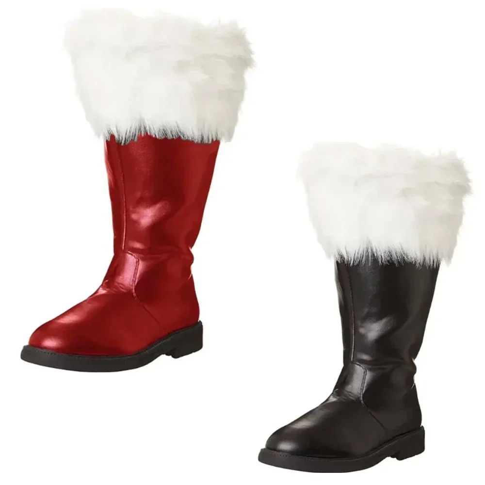 Sepatu Bot Santa Claus Natal P - Men Shoes White Colour ulasan dan harga
