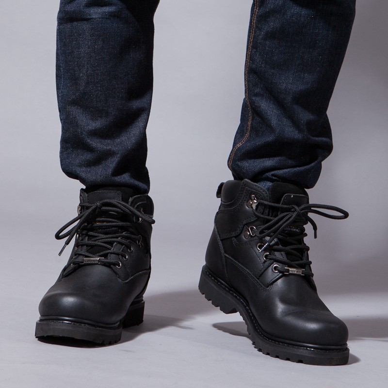 Pf Sepatu Bot Sepeda Motor Kul - Work Boot Steel Toe ulasan dan harga