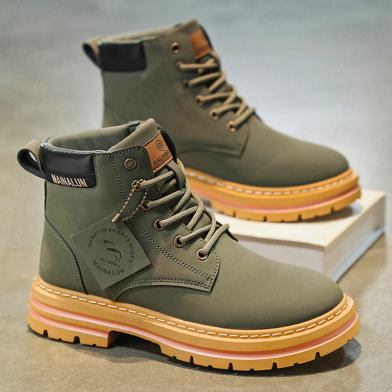 Sepatu Boots Pria Klasik High  - Men Shoes Trends ulasan dan harga