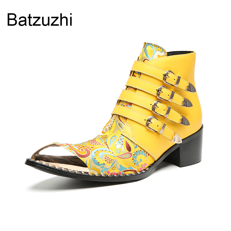 Batzuzhi Sepatu Pria Hak 6.5cm - Men Shoes For Wedding ulasan dan harga