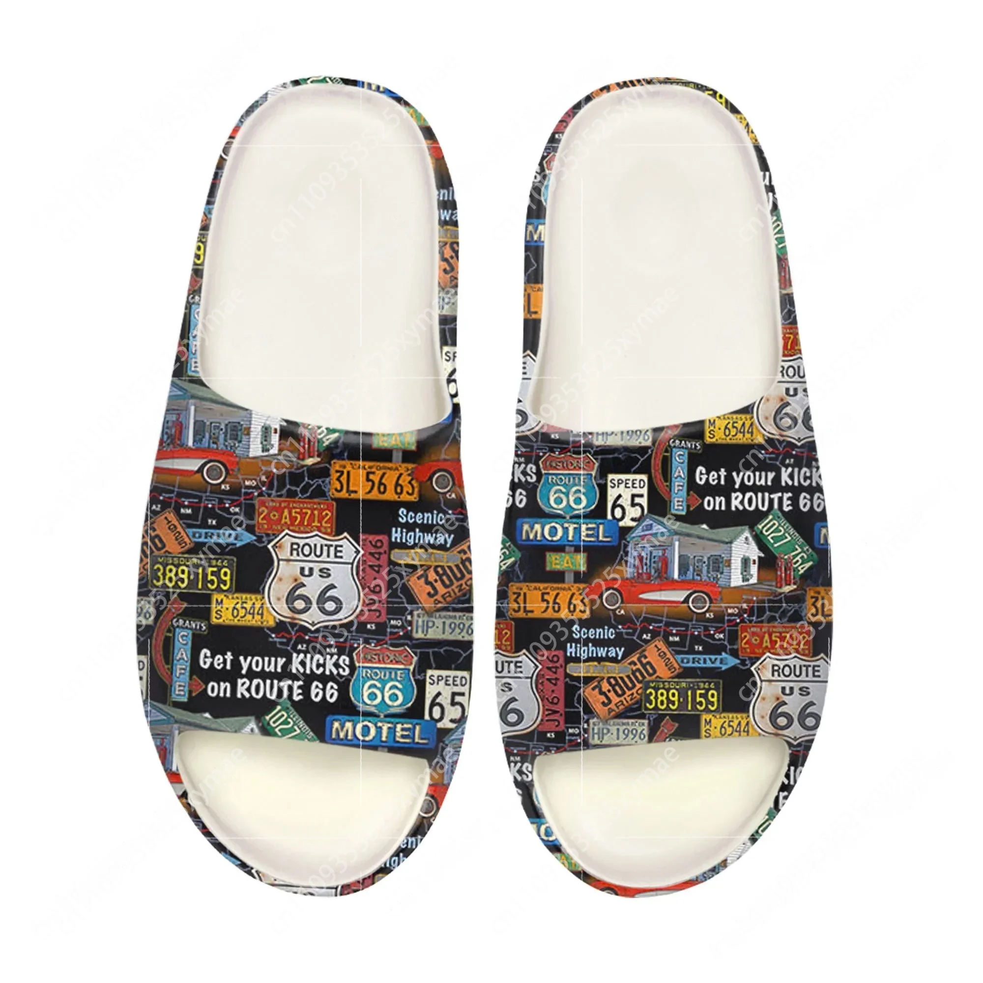 Sandal Pantai Motif Plat Nomor - Men'S Shoes In Fashion ulasan dan harga