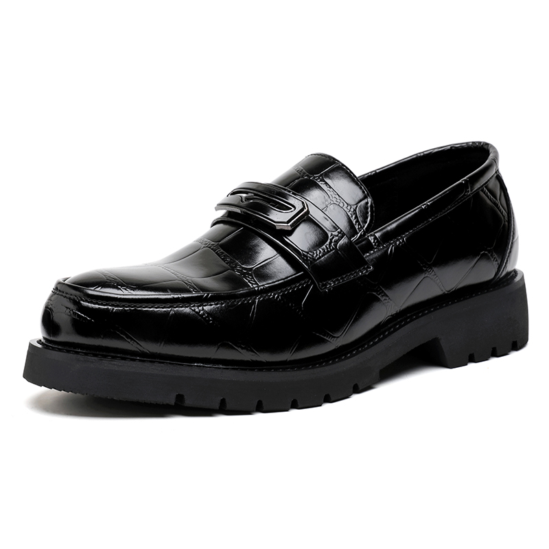Sepatu Kulit Bersol Tebal Pria - Men Shoes Prada ulasan dan harga