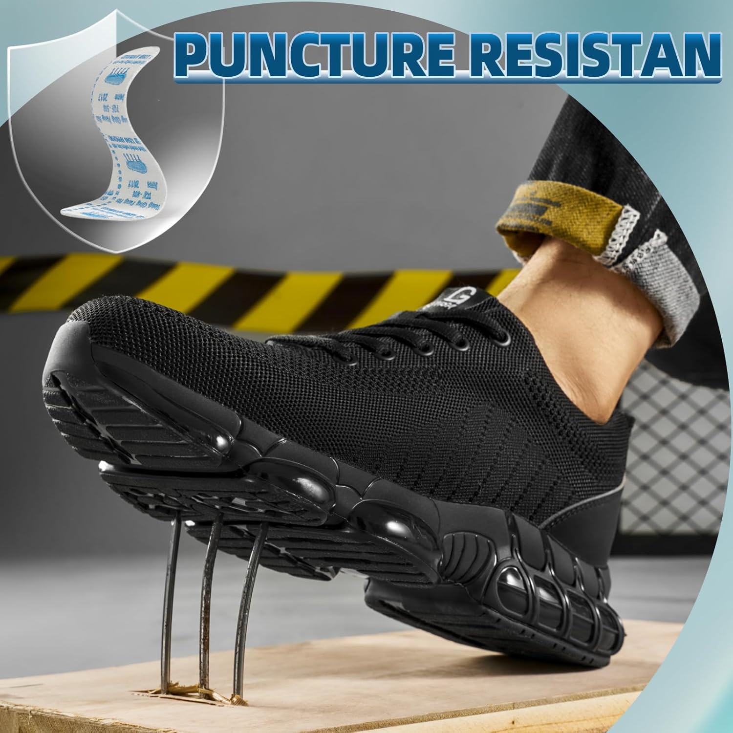 Sepatu Kerja Pria dengan Ujung - Work Boot Steel Toe ulasan dan harga
