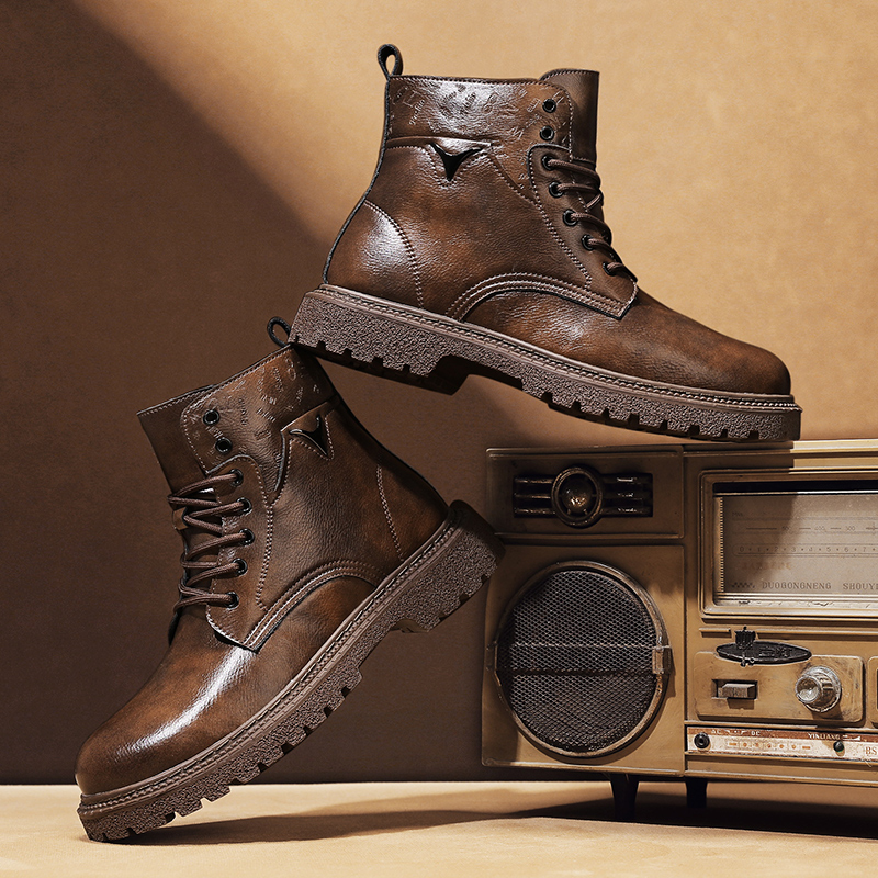 Sepatu Boots Pria Penambah Tin - Men'S Shoes Dq ulasan dan harga