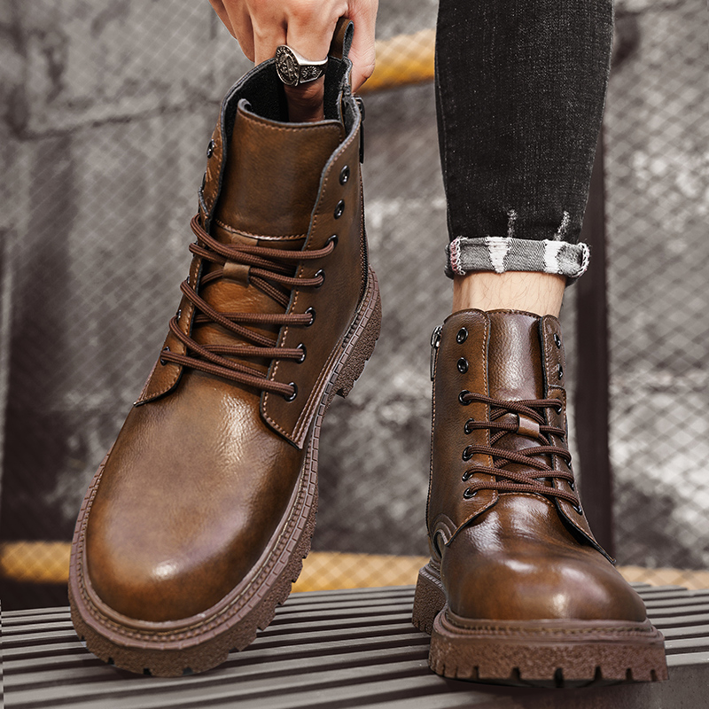 Sepatu Boots Pria Penambah Tin - Men'S Shoes Dq ulasan dan harga