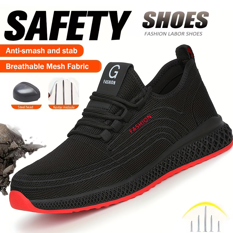 Sepatu Bot Tambang Anti Bentur - Work Boot Steel Toe ulasan dan harga