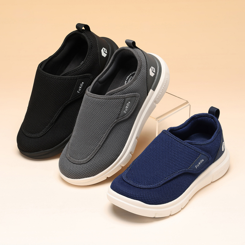 FitVille Sepatu Pria Ekstra Le - Men'S Shoes Diabetic ulasan dan harga