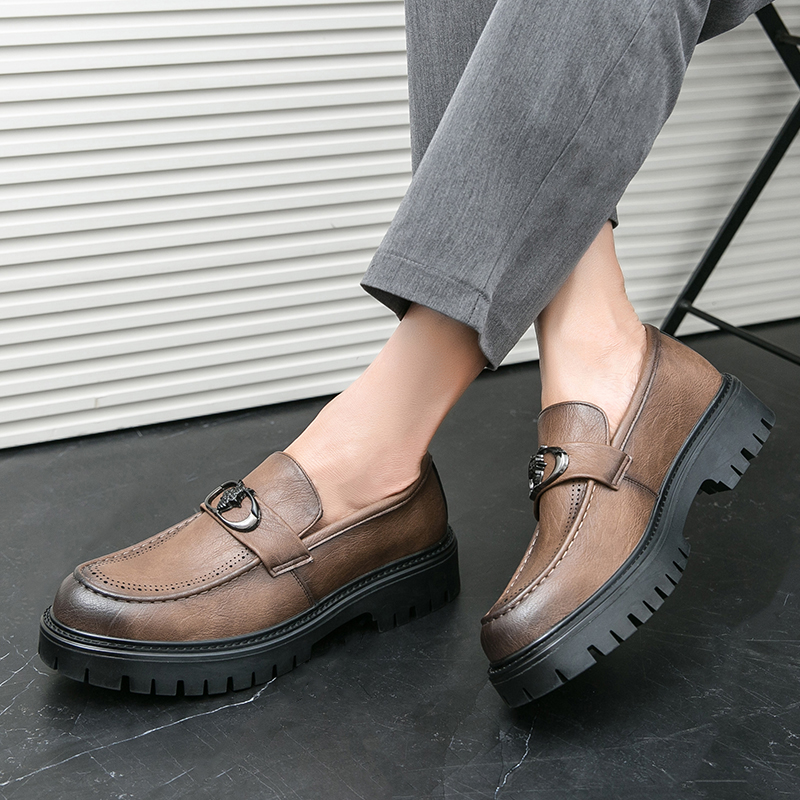 STRONGSHEN sepatu Oxford pria, - Men Shoes Prada ulasan dan harga