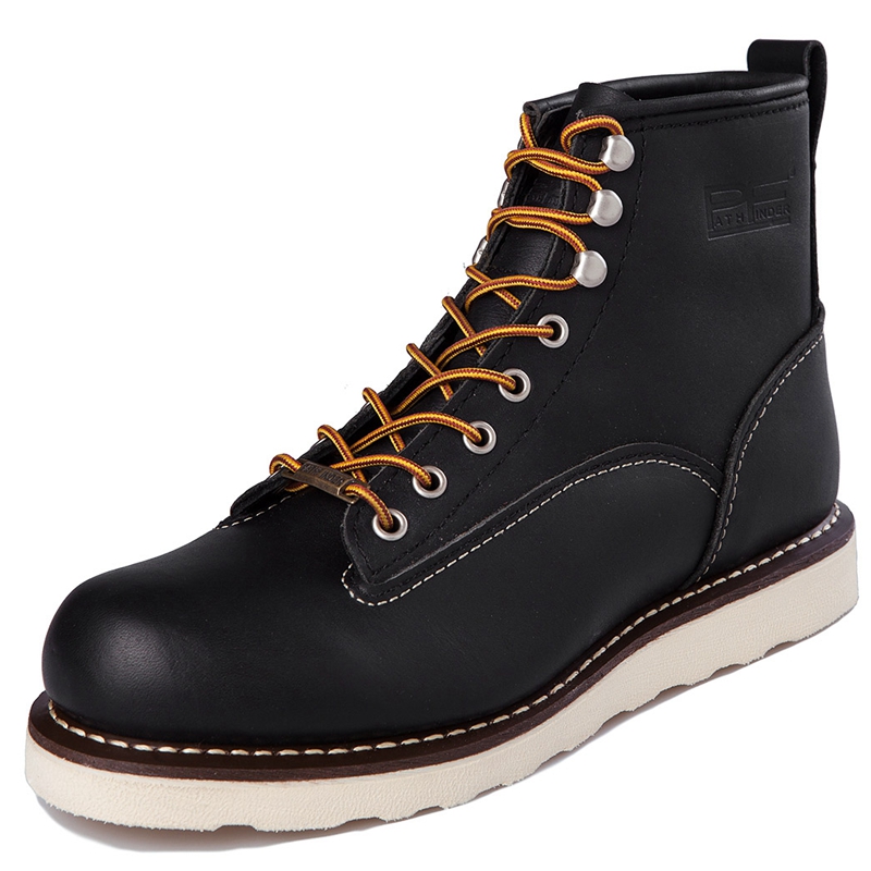 Sepatu Kerja Pria Kulit Asli M - Work Boot Steel Toe ulasan dan harga