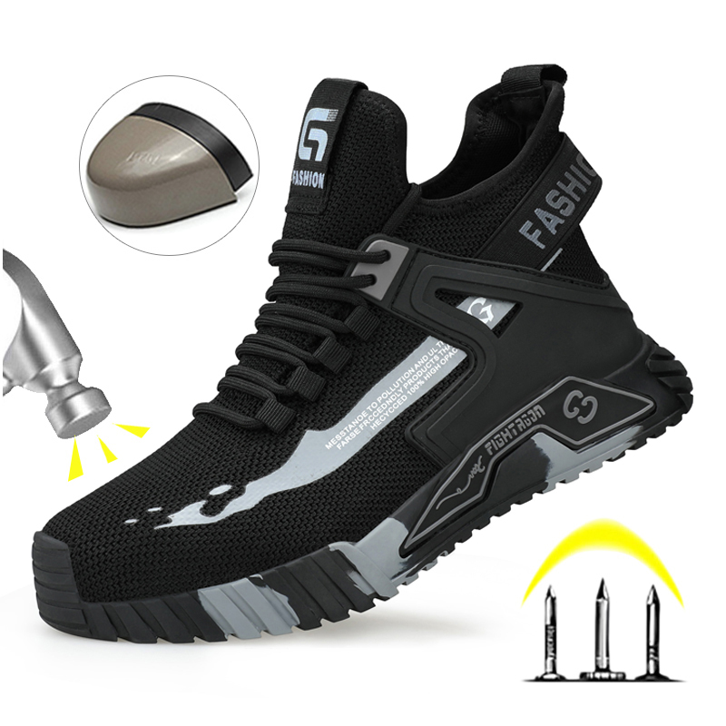 Sepatu Kerja Anti-Smash Tahan  - Work Boot Steel Toe ulasan dan harga