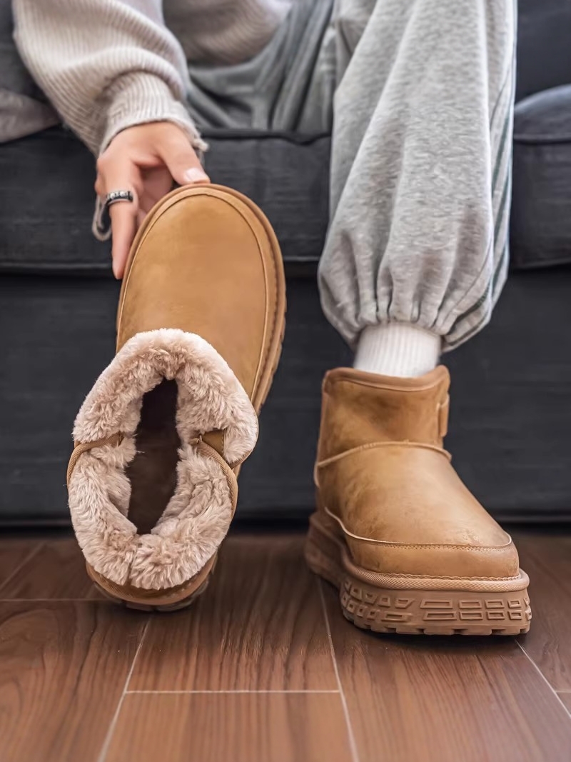 Sepatu Bot Salju Gaya Roti Ber - Men Shoes China ulasan dan harga
