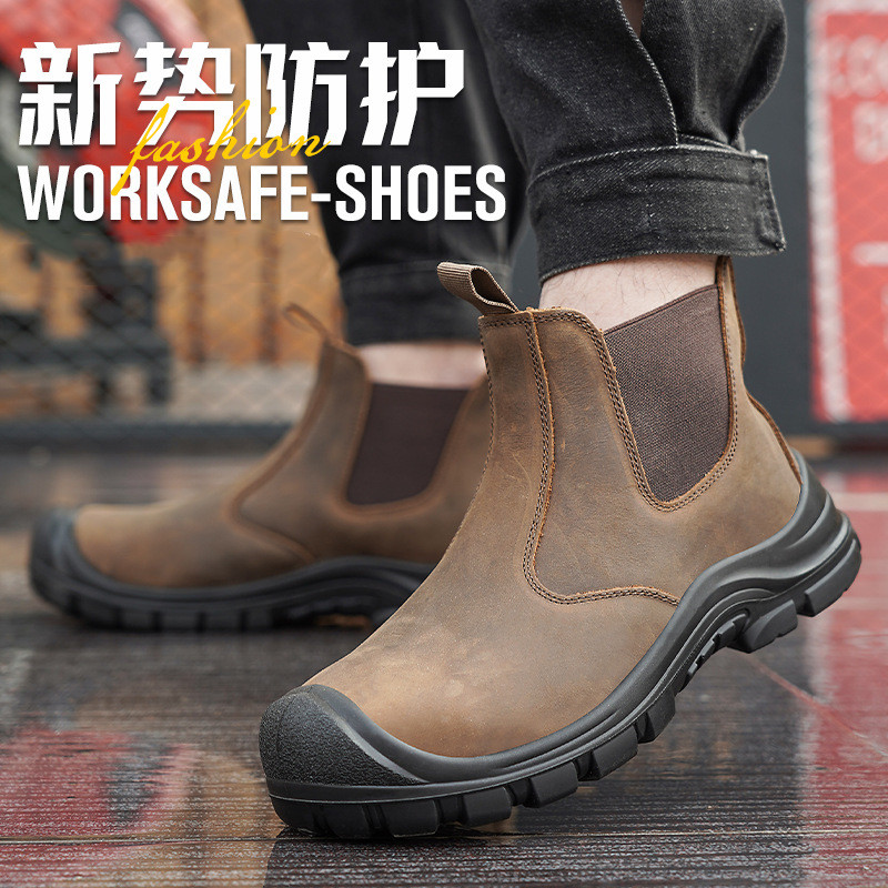 Sepatu Bot Kerja Penutup Kaki  - Men Shoes Trends ulasan dan harga