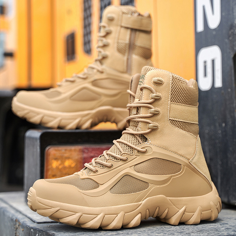 Sepatu Pria Sepatu Bot Taktis  - Men'S Shoes Dq ulasan dan harga