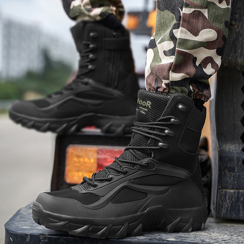 Sepatu Pria Sepatu Bot Taktis  - Men'S Shoes Dq ulasan dan harga