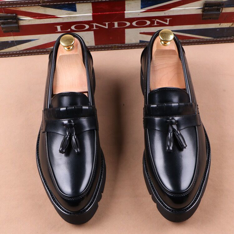 Sepatu Kulit Pria Gaya Korea K - Men Shoes Prada ulasan dan harga