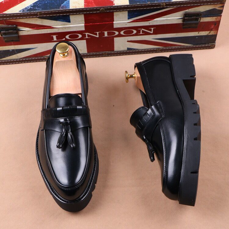 Sepatu Kulit Pria Gaya Korea K - Men Shoes Prada ulasan dan harga