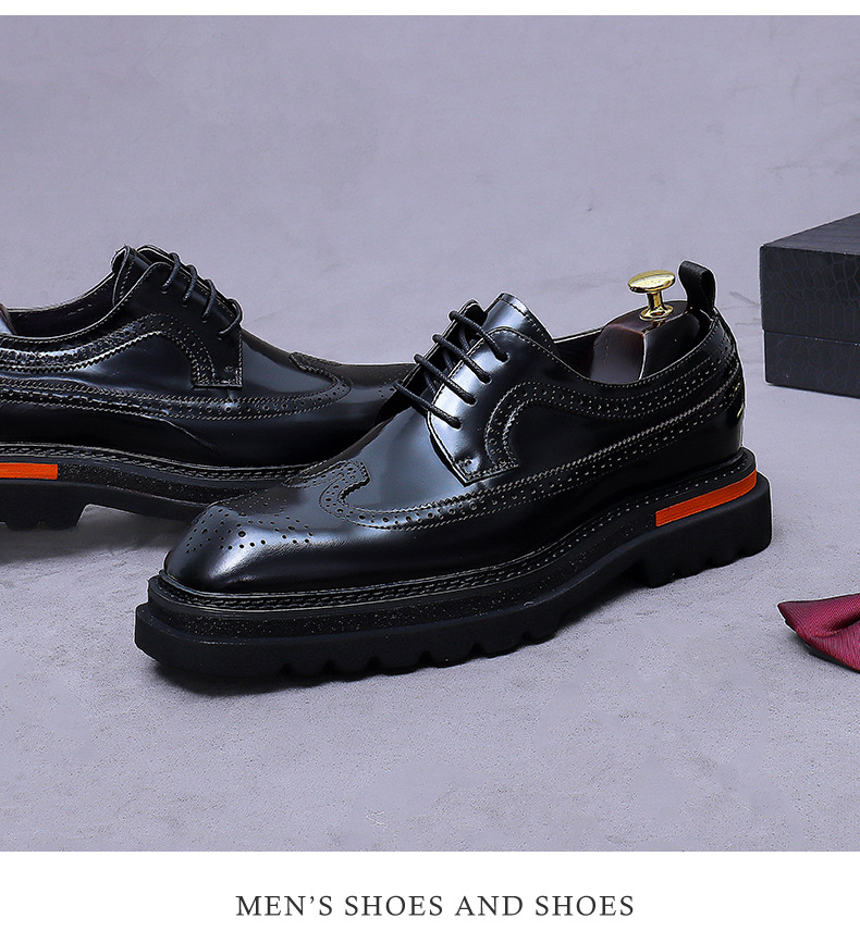 Sepatu Oxford Platform Brogue  - Men Shoes Prada ulasan dan harga