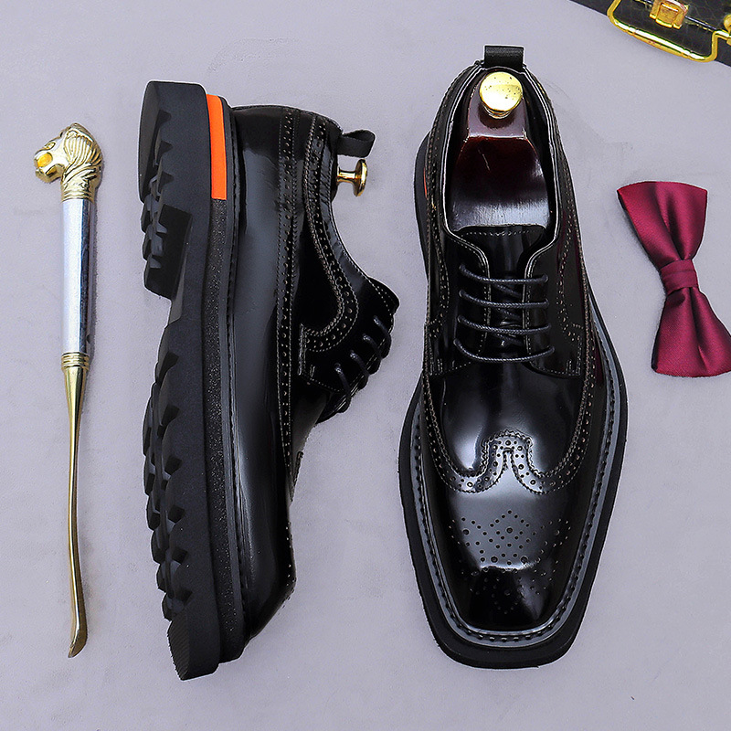 Sepatu Oxford Platform Brogue  - Men Shoes Prada ulasan dan harga