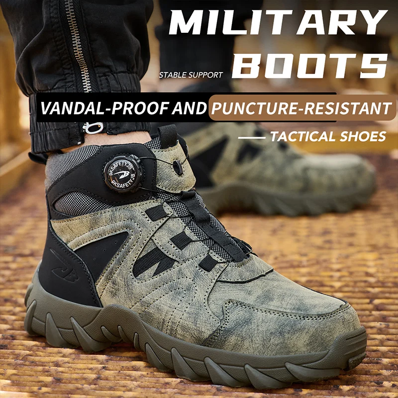 Sepatu Bot Keselamatan Pria Ba - Work Boot Steel Toe ulasan dan harga