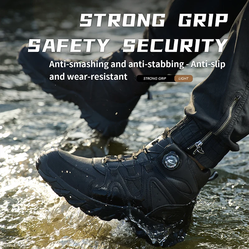 Sepatu Bot Keselamatan Pria Ba - Work Boot Steel Toe ulasan dan harga