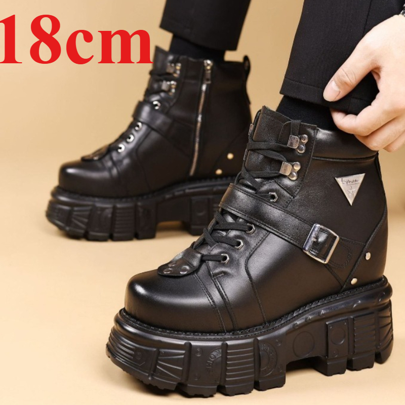 Sepatu Boots Kulit Asli untuk  - Men'S Shoes Dq ulasan dan harga
