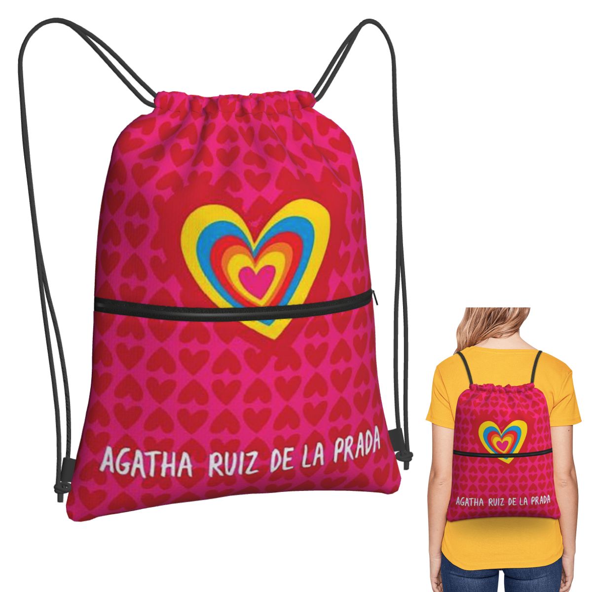 Ransel Pola Agatha Ruiz-De La- - Men Shoes Prada ulasan dan harga