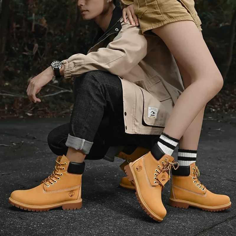 Sepatu Boots Pria High Top Ber - Men Shoes Trends ulasan dan harga