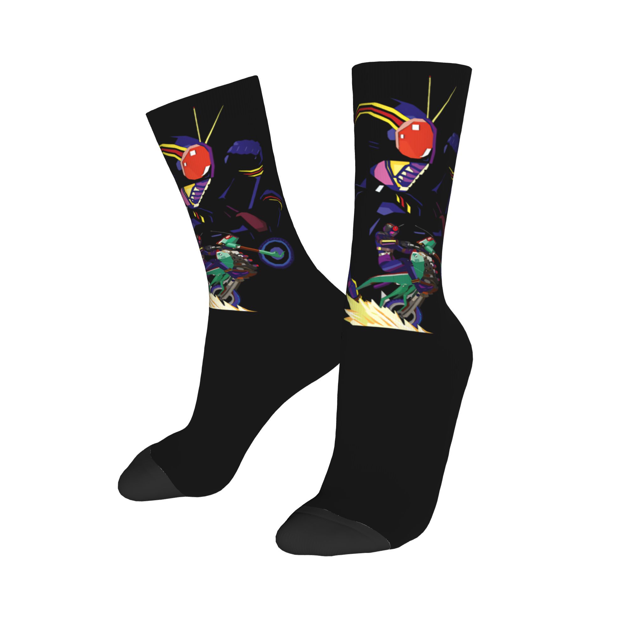 Kamen Rider Black Middle Socks - Men'S Shoes For Crews ulasan dan harga